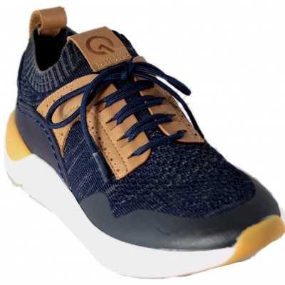 Fluchos F0874 - Casual Sneakers for Men with Very Light Breathable Fabric in Blue Color