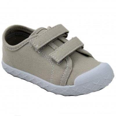 Chicco Cambridge - Beige, Navy or Pink Breathable Velcro Canvas Kids' Shoes Lightweight Flexible and Lightweight