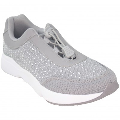 Doctor Cutillas 13962 - Breathable Cotton Sports Shoes In Gray Or Black With Adjustable Elastics