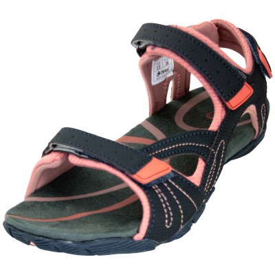 Chiruca Cullera08 - Women's Trekking Sandals Navy Blue And Pink With Velcro Closures And Adjustments