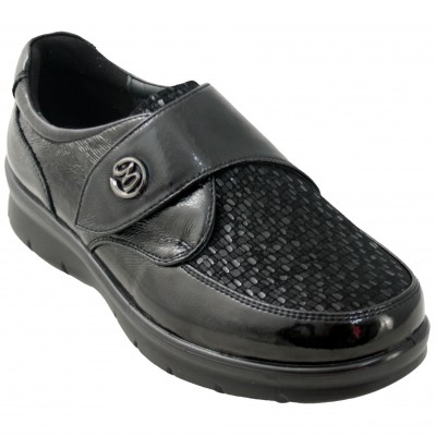 G Comfort P-8261 - Zapatos Mujer De Piel Con Licra Superior Para Juanetes y Dedos Martillos Plantilla Extraible