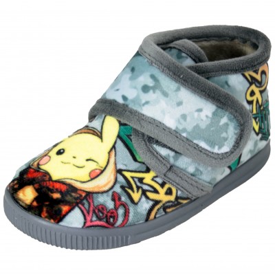 Vulcabicha 1040 Picachu - Home Slippers Boys and Girls Velcro Boot With Picachu