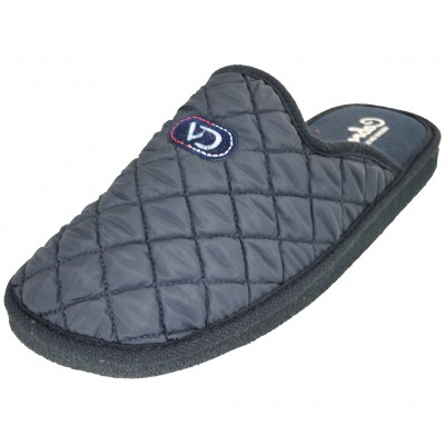 Cabrera 2745 - Lightweight Home Slippers Parquet With Navy Blue Tracksuit Fabric