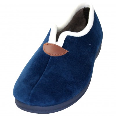 Ruiz y Gallego 880 - Closed Sneakers in Navy or Maroon Rubber Sole Easy to Put On