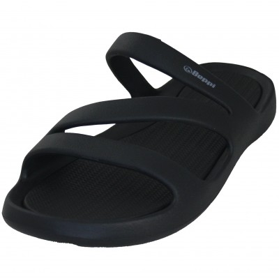 Beppi 2206550 - Women's Black Synthetic Beach Pool Sandals Water Resistant Non-Slip