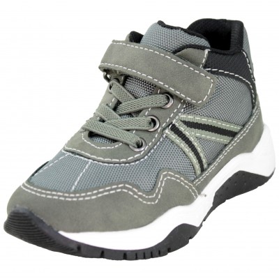 Chicco Cast - Botas Deportivas Infantiles Suela Robusta Y Adhesivo Textil Color Gris Verde Caqui