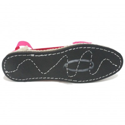 Traditional Espadrilles Flat Rubber Sole Design Three Veins or Innkeeper Color Light Purple