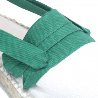 Mid Heel Espadrilles Tres Vetes Green