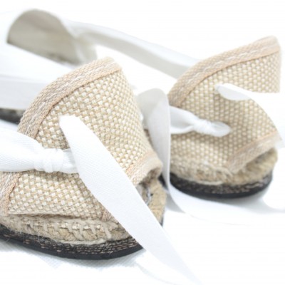 Espadrilles Tres Vetes Beig