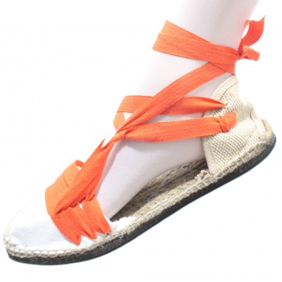 Espadrilles Tres Vetes Orange