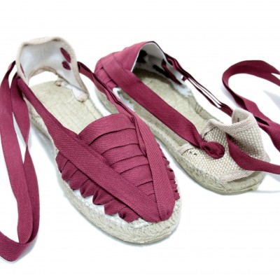 Espadrilles Set Vetes Maroon