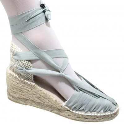 Heel Espadrilles Pintxo or Set Vetes Light Grey