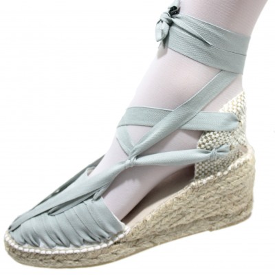 Heel Espadrilles Pintxo or Set Vetes Light Grey