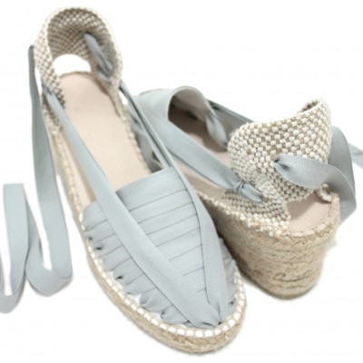 Heel Espadrilles Pintxo or Set Vetes Light Grey