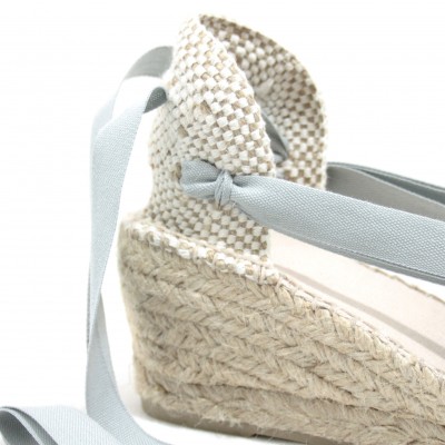 Heel Espadrilles Pintxo or Set Vetes Light Grey