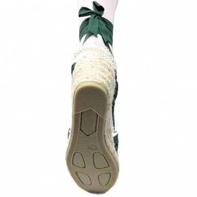 Heel Espadrilles Pintxo or Set Vetes Dark Green