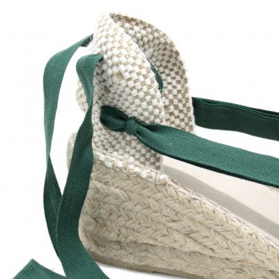 Heel Espadrilles Pintxo or Set Vetes Dark Green