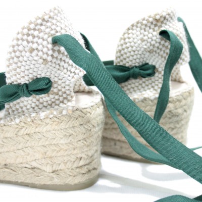 Heel Espadrilles Pintxo or Set Vetes Dark Green